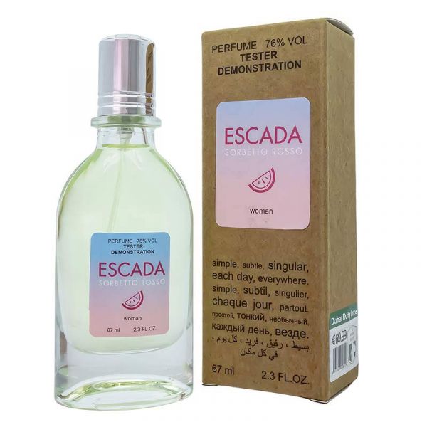 Tester Escada Sorbetto Rosso, edp., 67ml